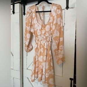 Women’s dress long sleeve backless summer